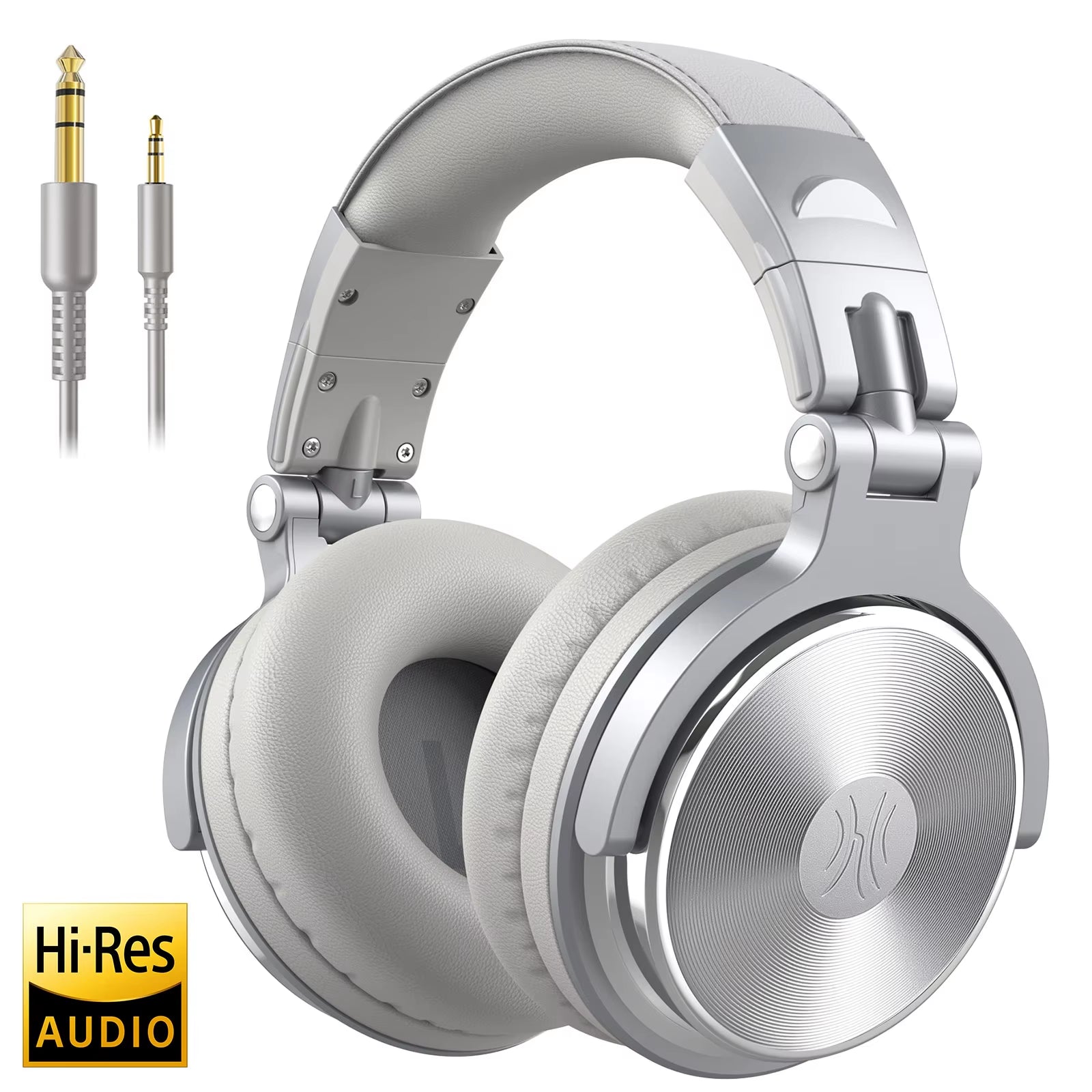 over Ear Headphones Hifi Studio DJ Headphone Wired Monitor Music Gaming Headset Earphone for Phone Computer PC with Mic