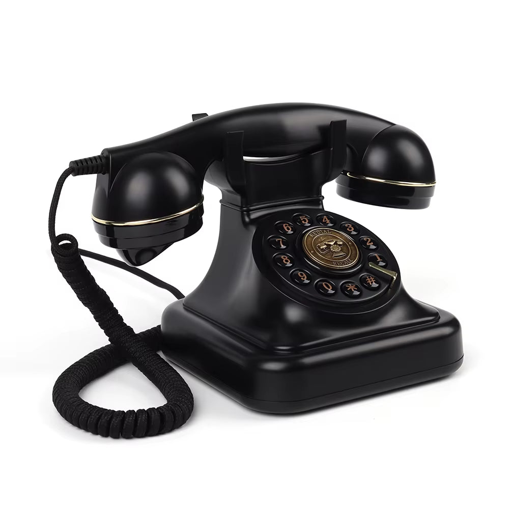 Antique Telephone Wedding Guest Audio Book Antique Telephone Decorative Recording Phone Audio Guestbook for Wedding