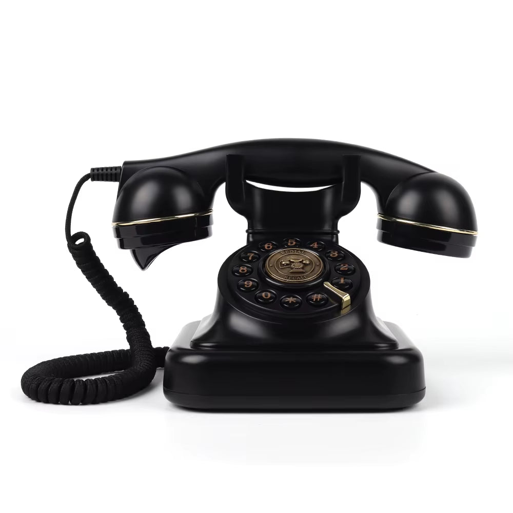 Antique Telephone Wedding Guest Audio Book Antique Telephone Decorative Recording Phone Audio Guestbook for Wedding