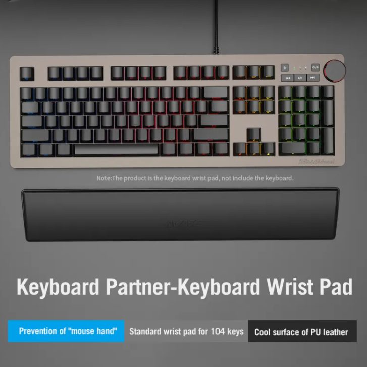 Lux Soft Leather Wrist Rest Pad