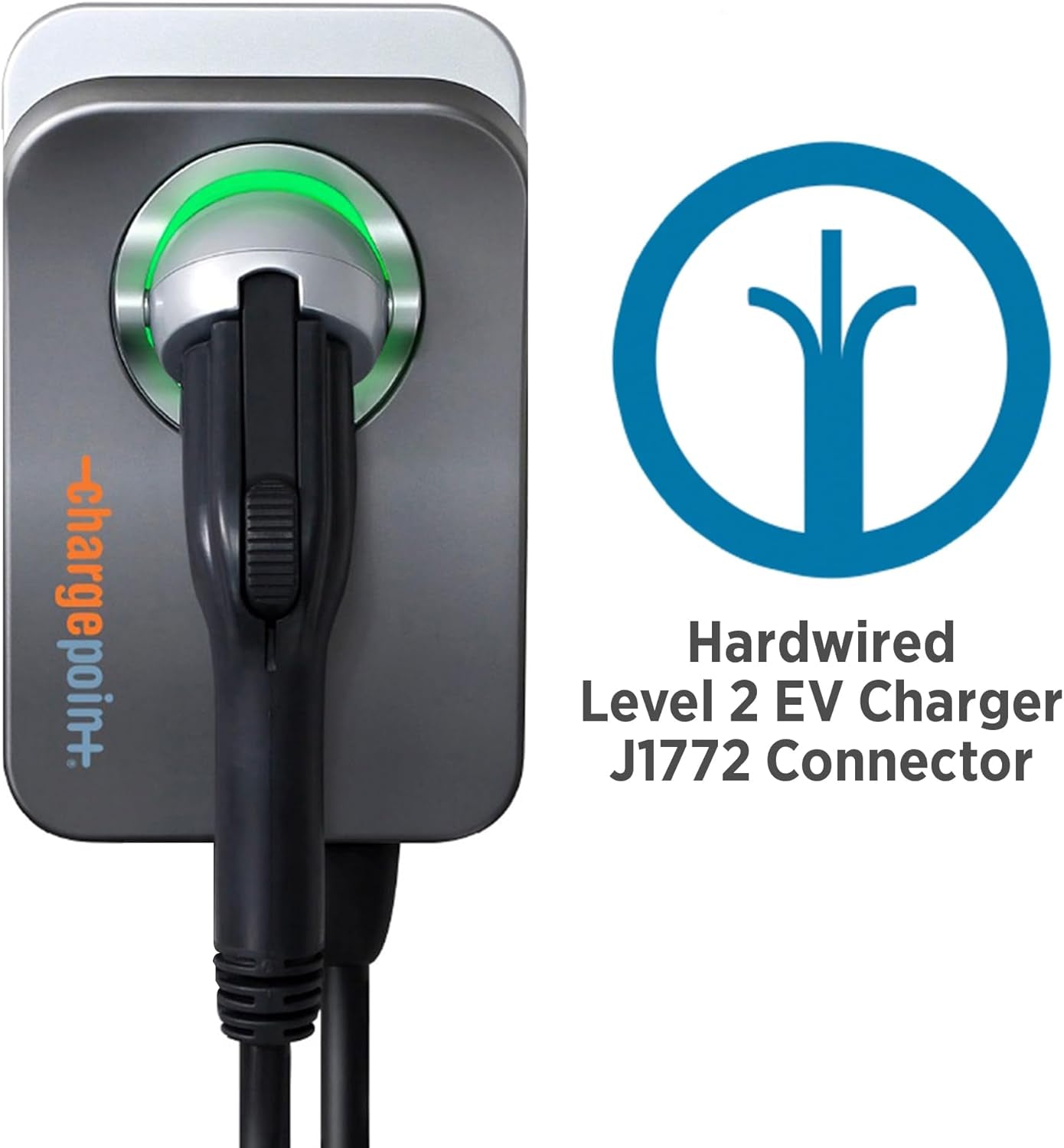 Homeflex Level 2 EV Charger J1772 - Fast Smart Battery Power Charging at Home for Electric Automobile Vehicles - Hardwired for Electric Car