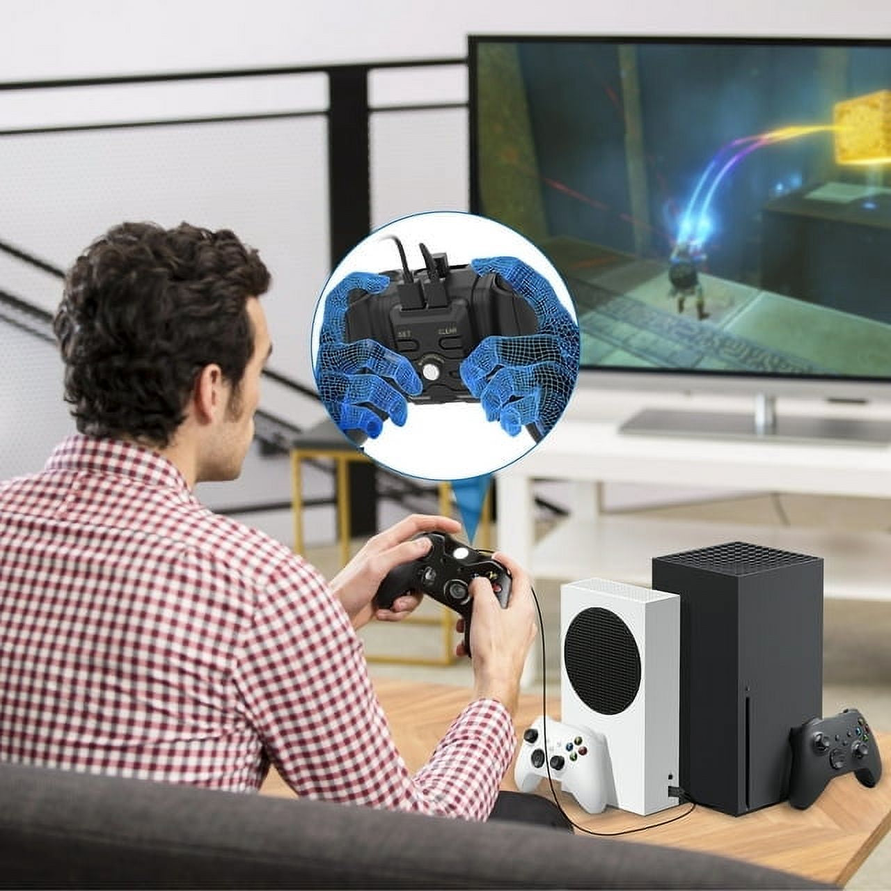 Paddles for , Controller Paddles, Controller Back Button Attachment Fit for Series X/ S, One, One S/ X Controller, Black