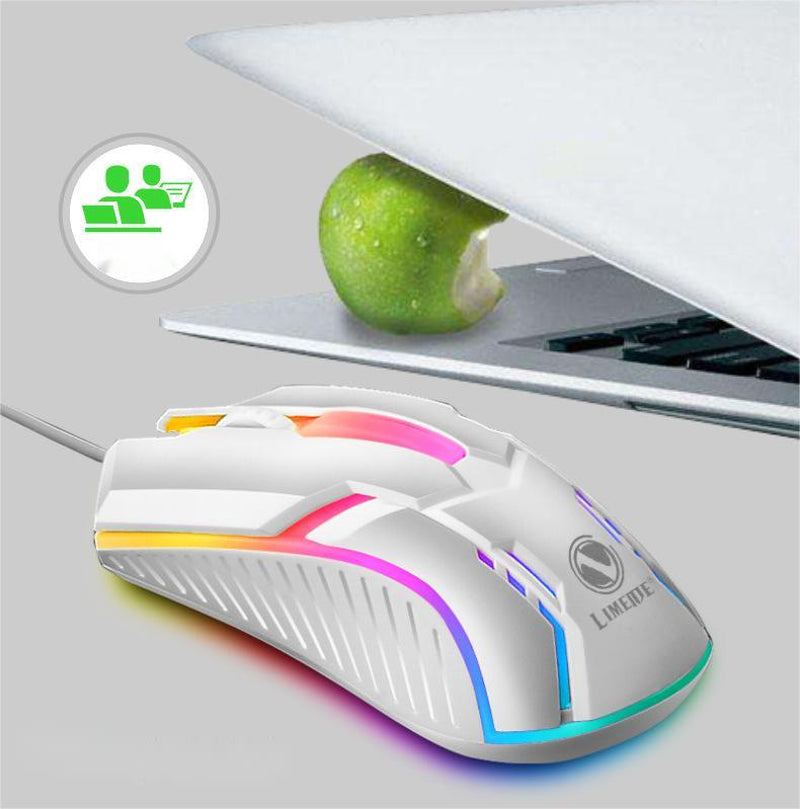 Wired Backlit Usb Mouse for Competitive Gaming
