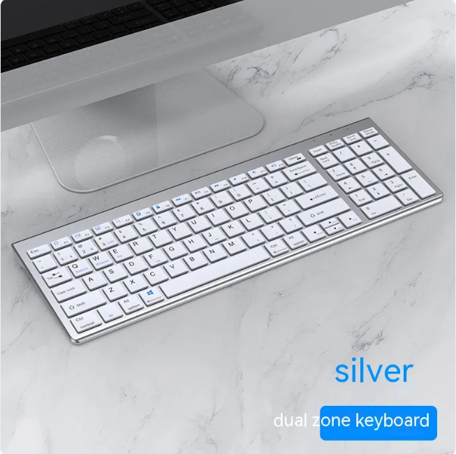Bluetooth Dual-Mode Rechargeable Keyboard & Mouse Set