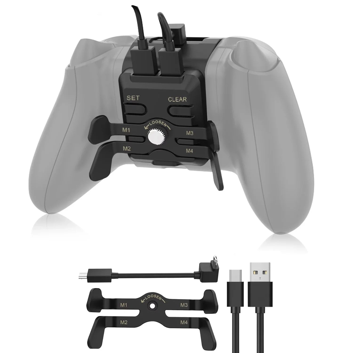 Paddles for , Controller Paddles, Controller Back Button Attachment Fit for Series X/ S, One, One S/ X Controller, Black