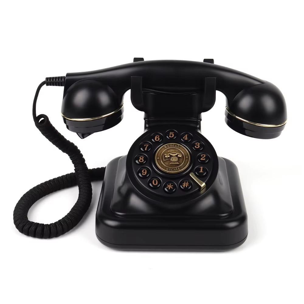 Antique Telephone Wedding Guest Audio Book Antique Telephone Decorative Recording Phone Audio Guestbook for Wedding