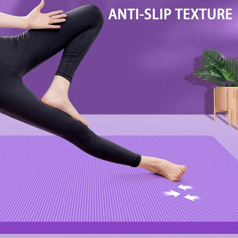 15MM//20MM Thick Non-Slip Yoga Mat High-Density Sports Fitness Mat Home Sports Pilates Gymnastics Exercise Gymnastics