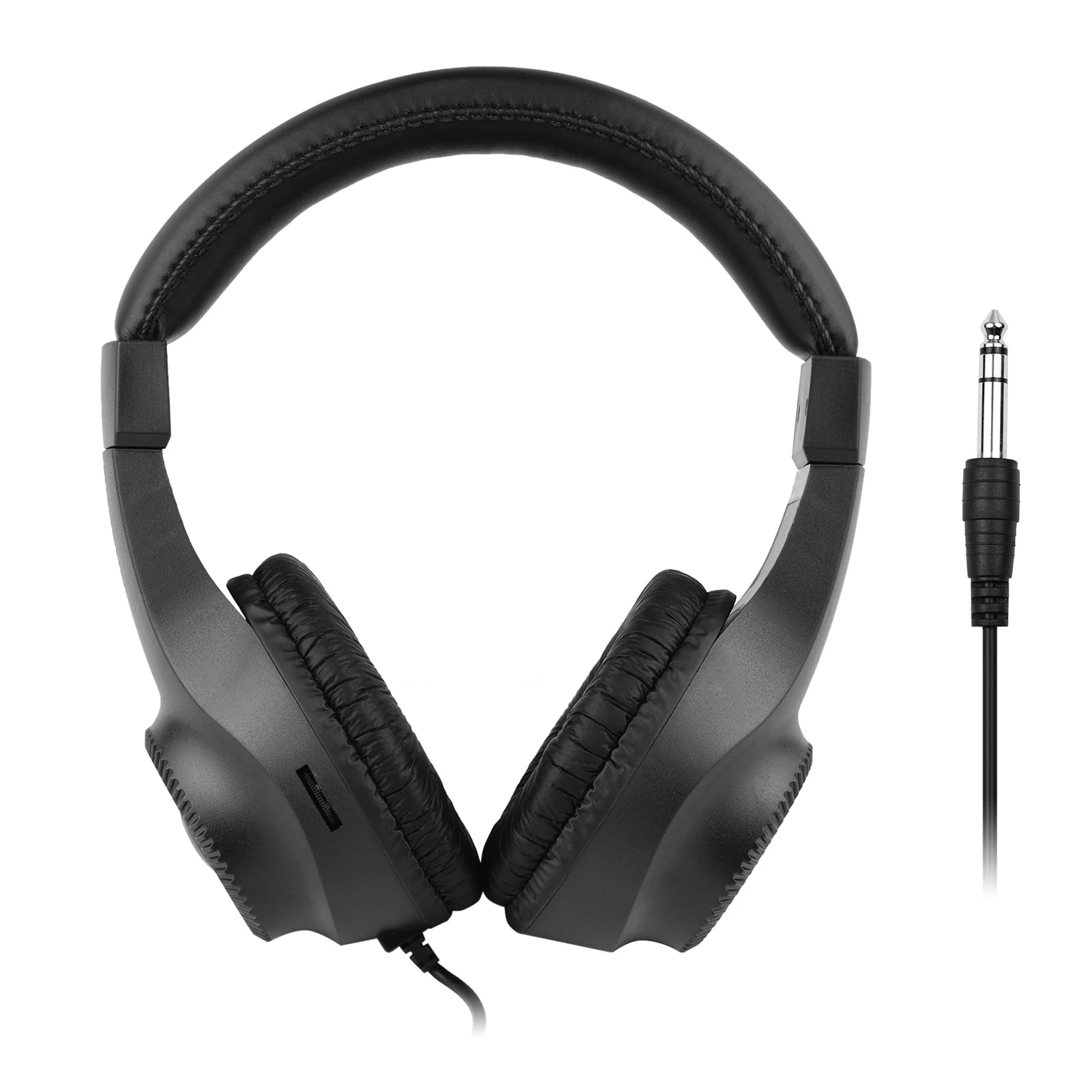 Wired Stereo Monitor Headphones Over-Ear Headset with 50Mm Driver 6.5Mm Plug for Guitar Amplifier Electric Piano Audio Mixer
