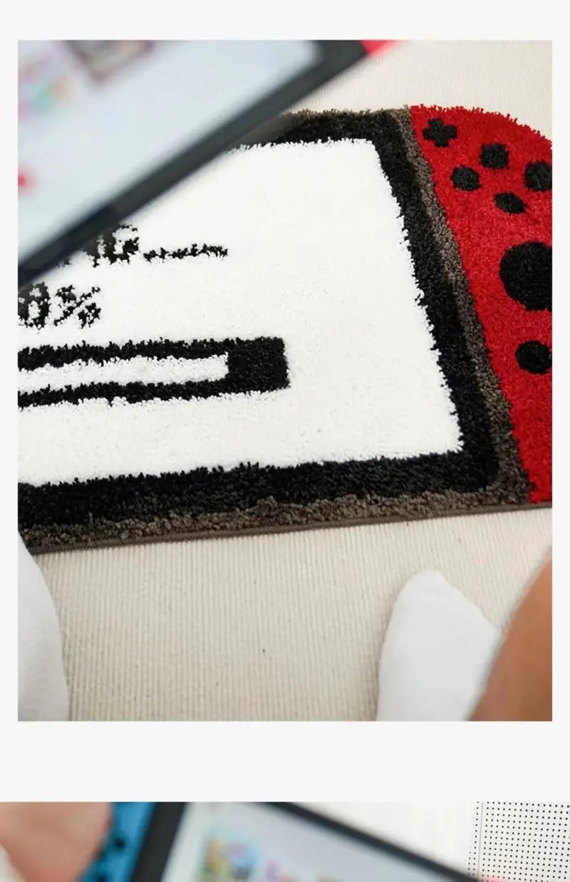 Gaming Console Print Area Rug for Bedroom and Living Room