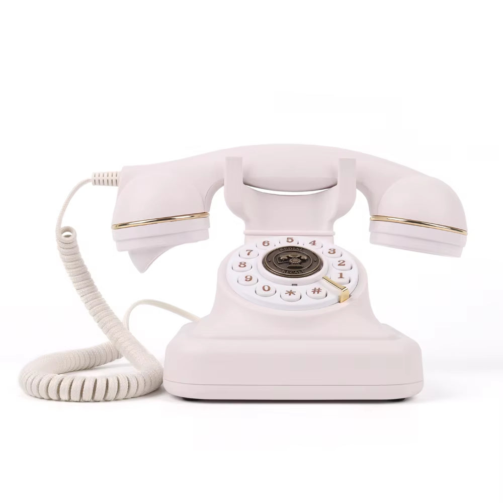 Antique Telephone Wedding Guest Audio Book Antique Telephone Decorative Recording Phone Audio Guestbook for Wedding