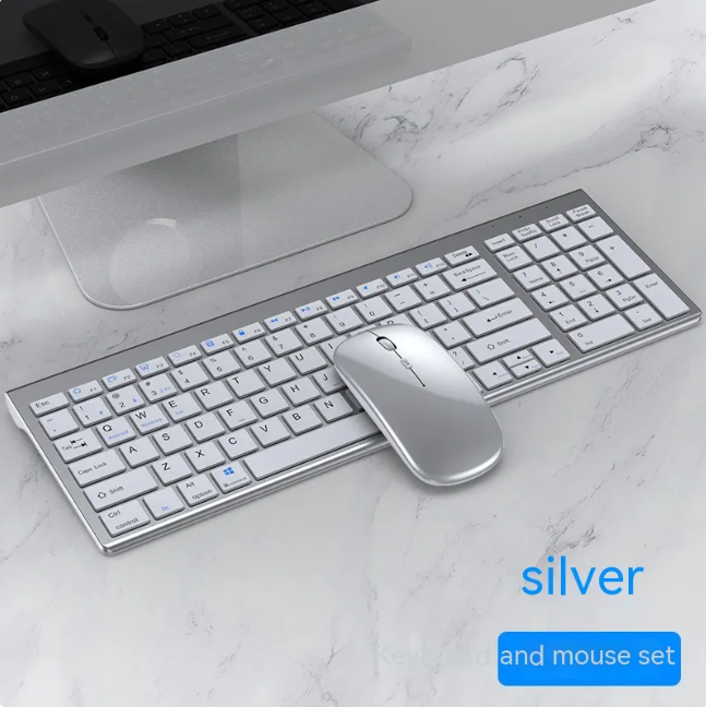 Bluetooth Dual-Mode Rechargeable Keyboard & Mouse Set