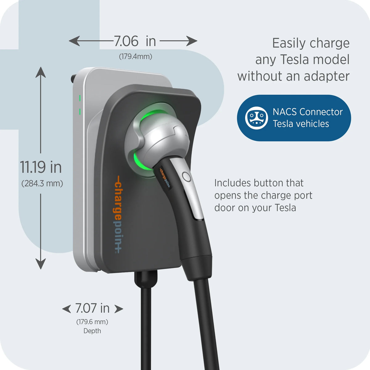 Home Flex Level 2 EV Charging Station NACS, Hardwired