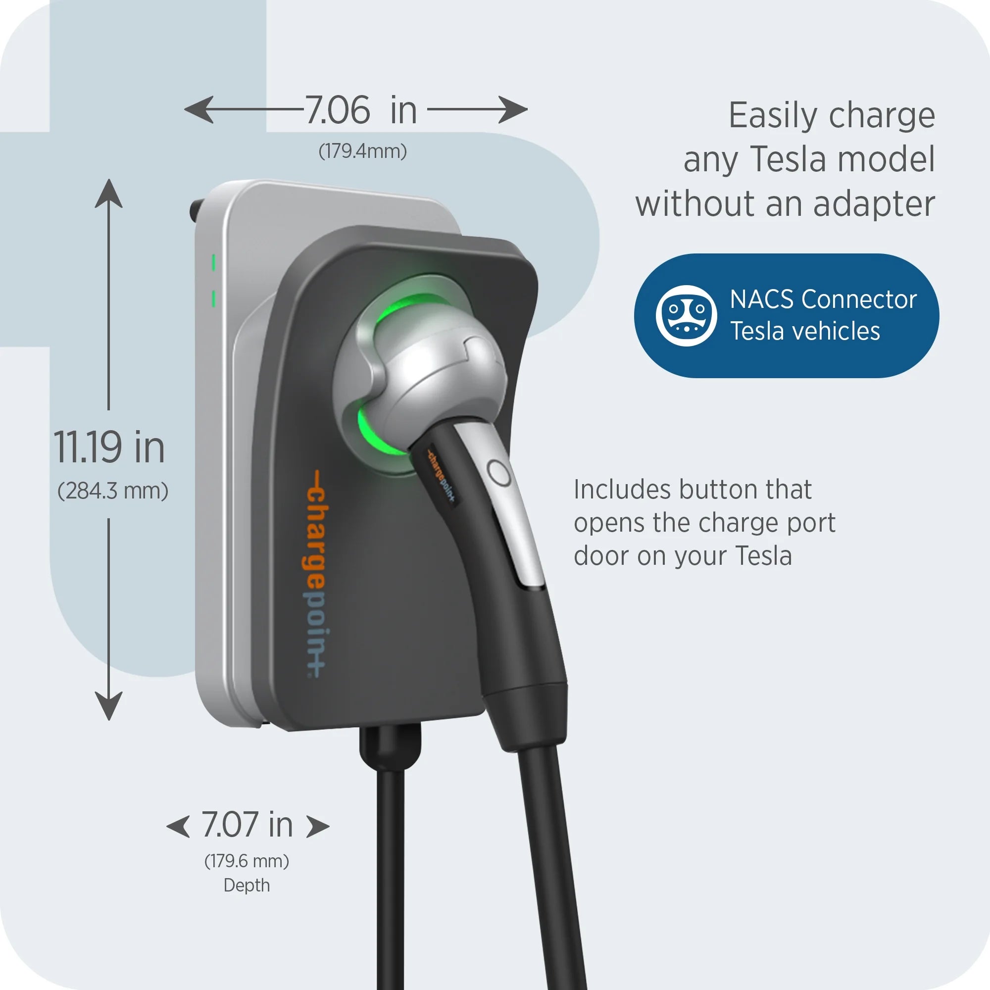 Home Flex Level 2 EV Charging Station NACS, Hardwired